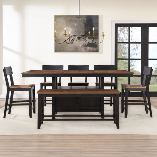 Bermuda - Counter Dining Set – 5 Piece Dining Room Sets by Steve Silver Furniture at Furniture Wholesale Plus , Nashville furniture store