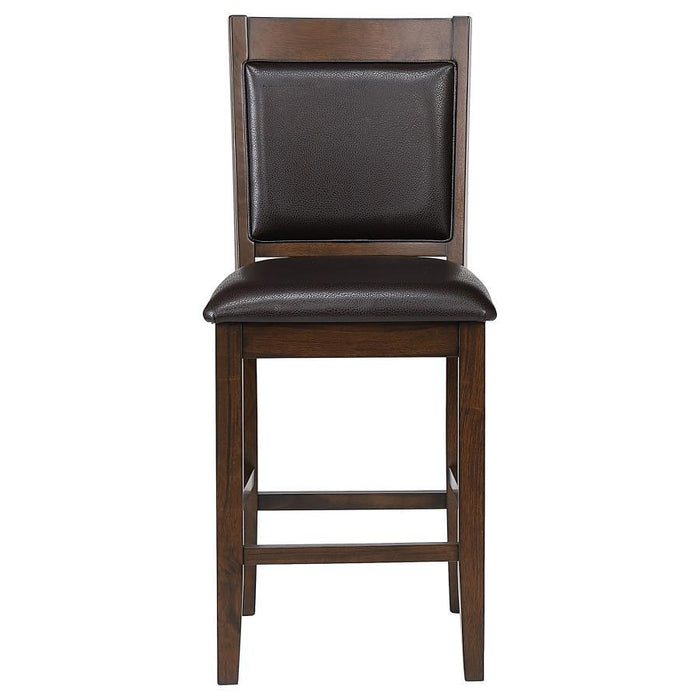 Dewey - Upholstered Counter Chair (Set of 2) - Walnut - Premium Stool Sets from CoasterEssence - Just $259! Shop now at Furniture Wholesale Plus  We are the best furniture store in Nashville, Hendersonville, Goodlettsville, Madison, Antioch, Mount Juliet, Lebanon, Gallatin, Springfield, Murfreesboro, Franklin, Brentwood