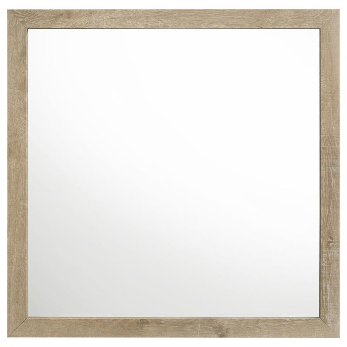 Oakglen - Dresser Mirror - Weathered Oak – Mirrors by Coaster Fine Furniture at Furniture Wholesale Plus , Nashville furniture store