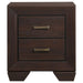 Kauffman - 2-Drawer Nightstand – Accent Nightstands by CoasterEveryday at Furniture Wholesale Plus , Nashville furniture store