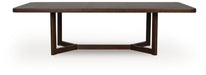 Dilenno - Rectangular Dining Room Extension Table - Dark Brown – Dining Tables with Extensions by Signature Design by Ashley® at Furniture Wholesale Plus , Nashville furniture store