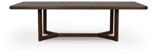 Dilenno - Rectangular Dining Room Extension Table - Dark Brown – Dining Tables with Extensions by Signature Design by Ashley® at Furniture Wholesale Plus , Nashville furniture store