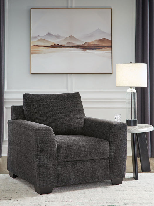 Loreo - Living Room Set – Stationary Chair & Ottoman by Benchcraft® at Furniture Wholesale Plus , Nashville furniture store