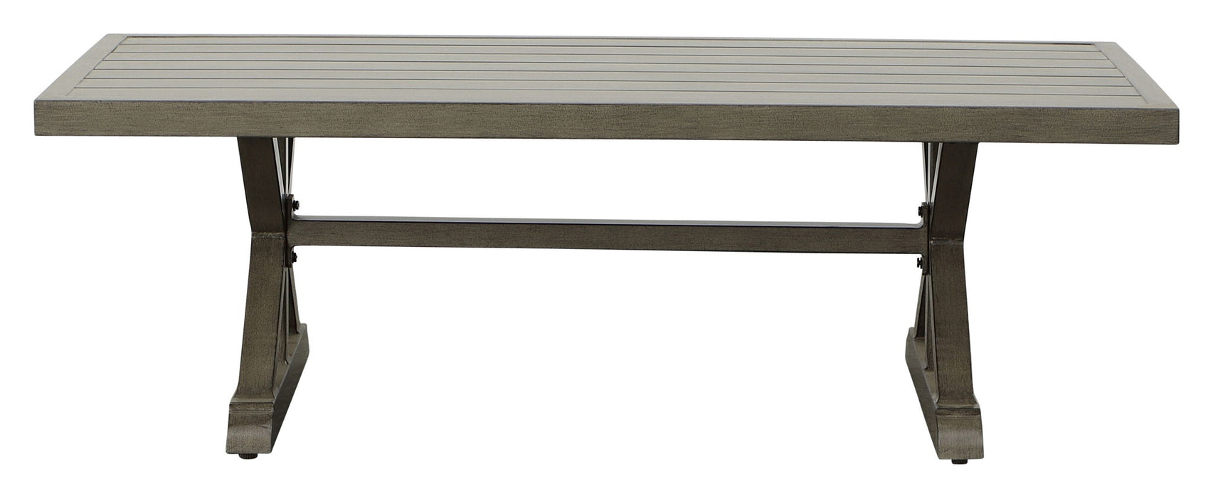 Jones - Outdoor Aluminum Coffee Table - Brown – Coffee Tables by Steve Silver Furniture at Furniture Wholesale Plus , Nashville furniture store