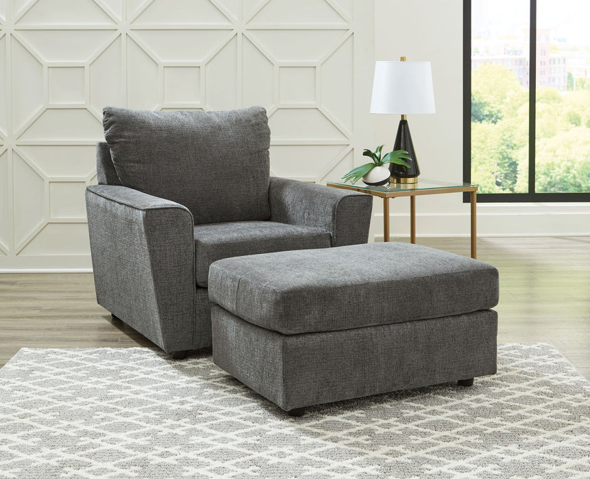 Stairatt - Living Room Set – Stationary Chair & Ottoman by Signature Design by Ashley® at Furniture Wholesale Plus , Nashville furniture store