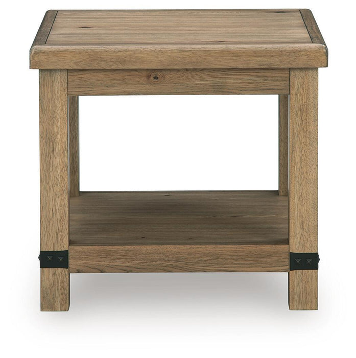 Ridgester - Rectangular End Table - Light Brown – End Tables by Signature Design by Ashley® at Furniture Wholesale Plus , Nashville furniture store