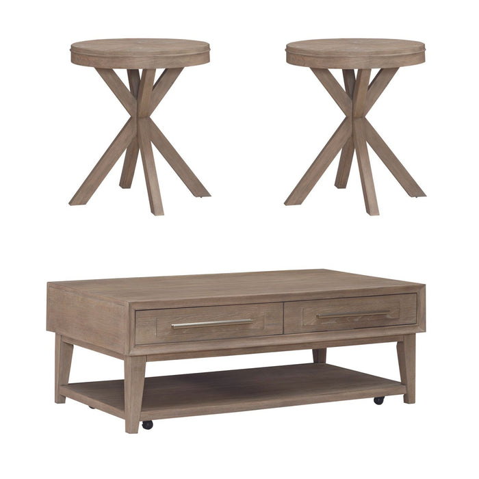 Brentwood - Opt 3 Piece Set - Sandstone – Table Sets by Liberty Furniture at Furniture Wholesale Plus , Nashville furniture store