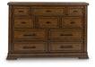 Taffenbrook - Dresser - Medium Brown – Dressers by Benchcraft® at Furniture Wholesale Plus , Nashville furniture store
