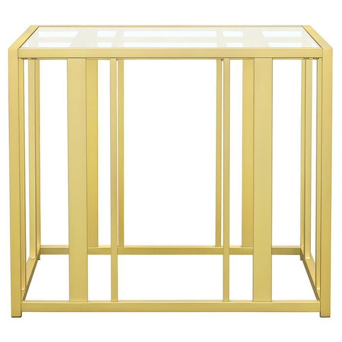 Adri - Rectangular Glass Top Side End Table - Premium End Tables from Coaster Fine Furniture - Just $249! Shop now at Furniture Wholesale Plus  We are the best furniture store in Nashville, Hendersonville, Goodlettsville, Madison, Antioch, Mount Juliet, Lebanon, Gallatin, Springfield, Murfreesboro, Franklin, Brentwood