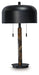Alanbert - Metal Table Lamp - Brown / Black – Table Lamps by Signature Design by Ashley® at Furniture Wholesale Plus , Nashville furniture store