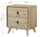 Dawson - Night Stand - Light Brown – Accent Nightstands by Crown Mark at Furniture Wholesale Plus , Nashville furniture store