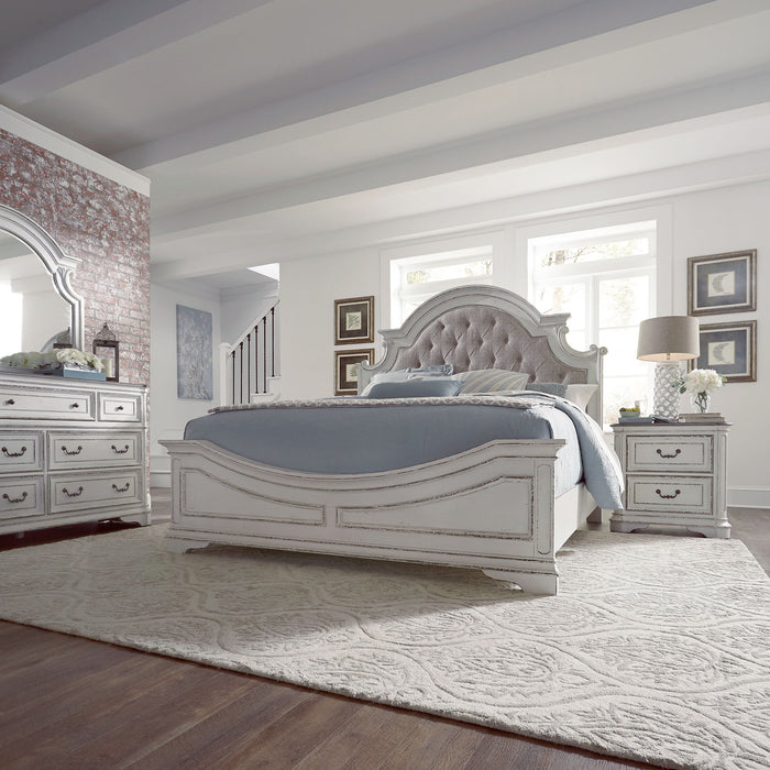 Magnolia Manor - Upholstered Bedroom Set – 3 Piece Bedroom Sets by Liberty Furniture at Furniture Wholesale Plus , Nashville furniture store