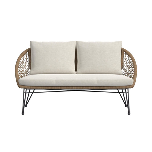 Grace - 4 Piece Outdoor Seating Set - Beige / Natural – 4 Piece Outdoor Sets by Elements International at Furniture Wholesale Plus , Nashville furniture store