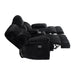 Admiral - Motion Loveseat With Console - Black – Reclining Loveseats by Elements International at Furniture Wholesale Plus , Nashville furniture store