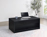 Knapp - Lift Top Cocktail Coffee Table With Dual Drawers - Black – Coffee Tables by Coaster Fine Furniture at Furniture Wholesale Plus , Nashville furniture store