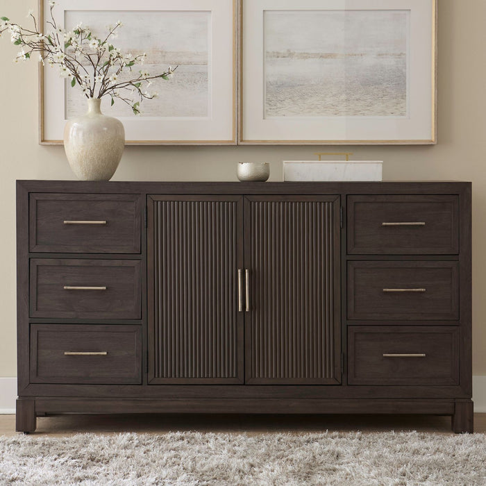 Modern Edge - Dresser – Dresser & Mirror by Liberty Furniture at Furniture Wholesale Plus , Nashville furniture store