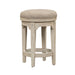 Morgan Creek - Console Swivel Stool - Antique White / Wirebrushed Tobacco Accents – Counter Height (24"-27") by Liberty Furniture at Furniture Wholesale Plus , Nashville furniture store