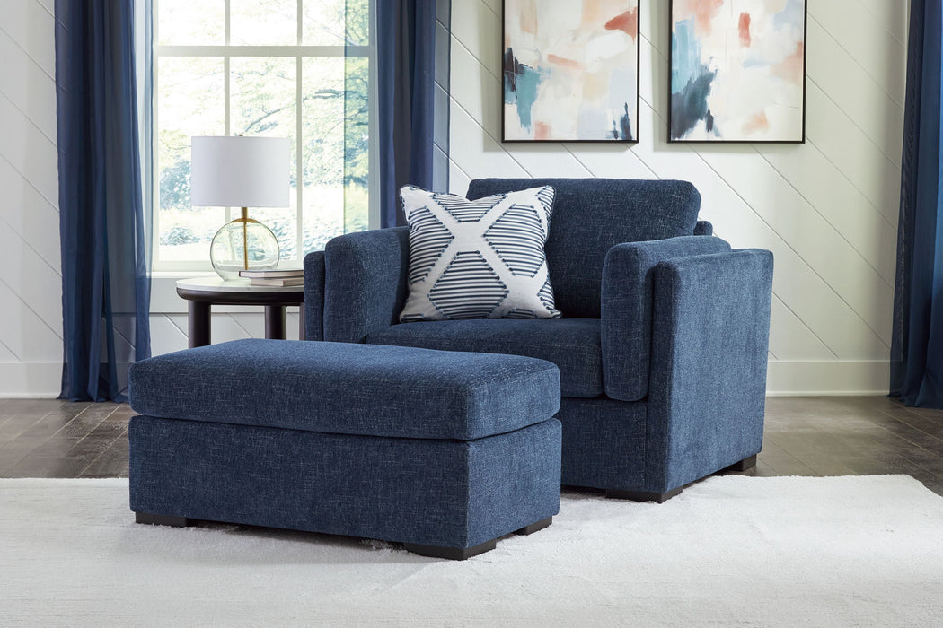 Evansley - Living Room Set – Stationary Chair & Ottoman by Benchcraft® at Furniture Wholesale Plus , Nashville furniture store