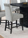 Stanton - Upholstered Counter Chairs (Set of 2) - Gray And Black - Premium Stool Sets from CoasterEssence - Just $339! Shop now at Furniture Wholesale Plus  We are the best furniture store in Nashville, Hendersonville, Goodlettsville, Madison, Antioch, Mount Juliet, Lebanon, Gallatin, Springfield, Murfreesboro, Franklin, Brentwood