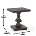 Dory - Square End Table – End Tables by Steve Silver Furniture at Furniture Wholesale Plus , Nashville furniture store