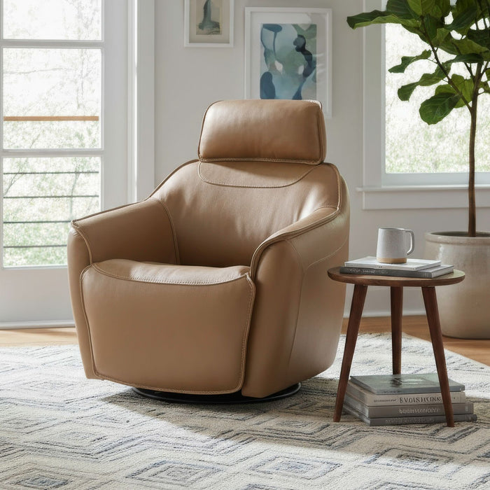 Darby - Swivel Accent Chair With Power Foot & Tilt – Swivel Chairs by Liberty Furniture at Furniture Wholesale Plus , Nashville furniture store