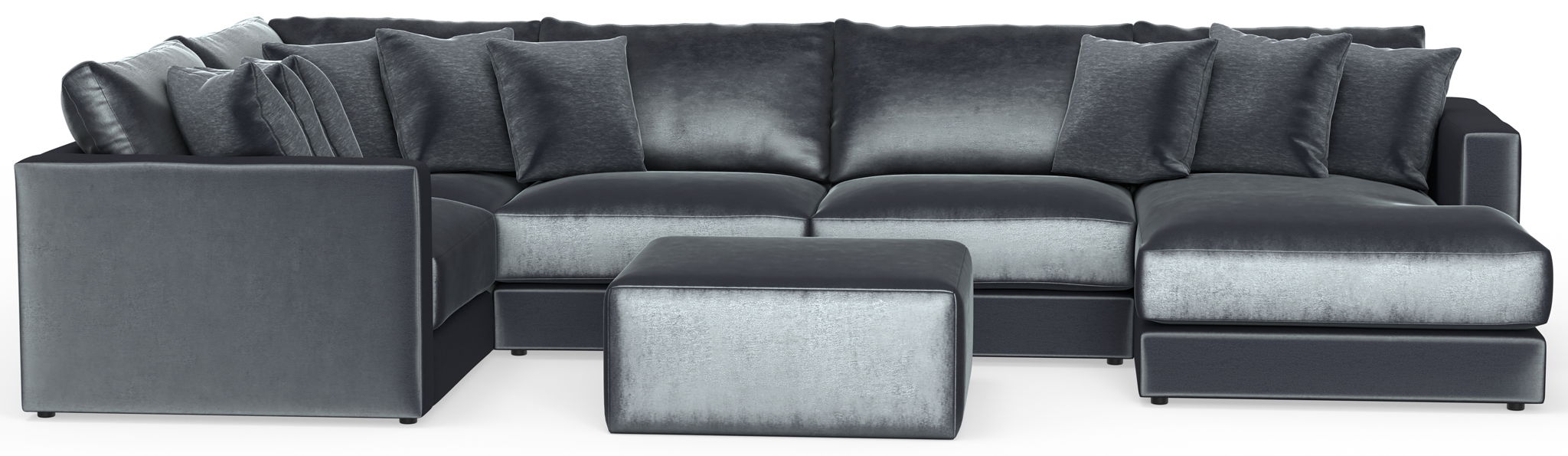 Remington - Modular Sofa And Cocktail Ottoman – 2 Piece Living Room Sets by Jackson at Furniture Wholesale Plus , Nashville furniture store