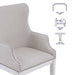 Warren - Arm Chair (Set of 2) - White – Chair Sets by Steve Silver Furniture at Furniture Wholesale Plus , Nashville furniture store