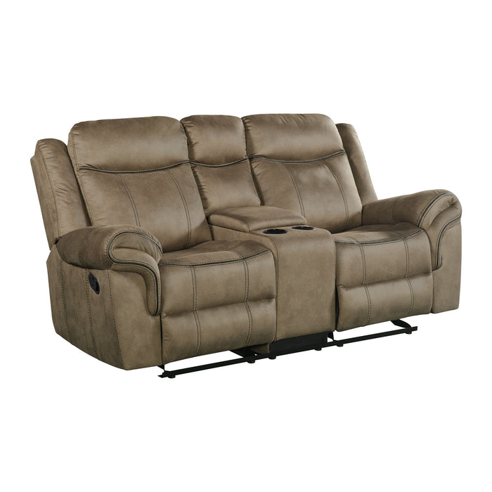 Sorrento - Motion Loveseat With Console – Reclining Loveseats by Elements International at Furniture Wholesale Plus , Nashville furniture store