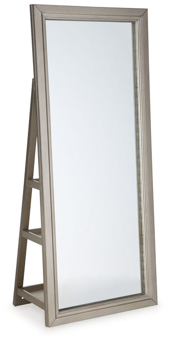 Evesen - Floor Standing Mirror/Storage – Floor Mirrors by Signature Design by Ashley® at Furniture Wholesale Plus , Nashville furniture store