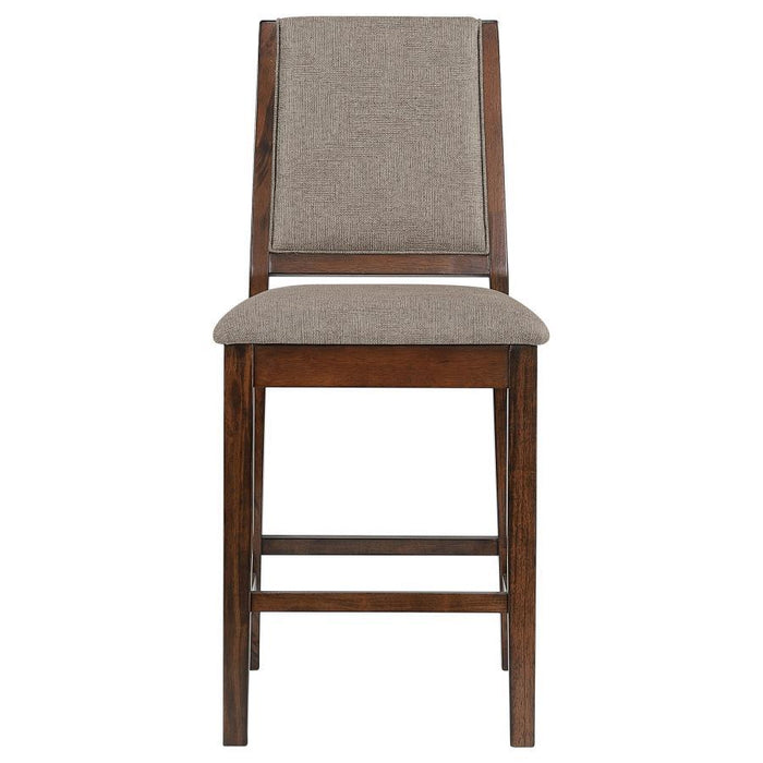 Patterson - Upholstered Counter Chair (Set of 2) - Mango Oak - Premium Stool Sets from CoasterEveryday - Just $279! Shop now at Furniture Wholesale Plus  We are the best furniture store in Nashville, Hendersonville, Goodlettsville, Madison, Antioch, Mount Juliet, Lebanon, Gallatin, Springfield, Murfreesboro, Franklin, Brentwood