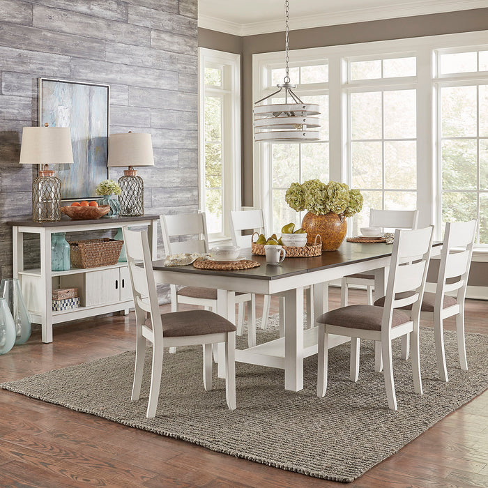 Brook Bay - Trestle Table Set – 5 Piece Dining Room Sets by Liberty Furniture at Furniture Wholesale Plus , Nashville furniture store