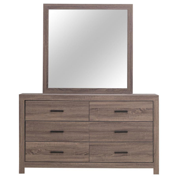 Brantford - 6-Drawer Dresser With Mirror – Dresser & Mirror by CoasterEveryday at Furniture Wholesale Plus , Nashville furniture store