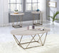 Rowyn - Faux Marble Top Table – Coffee Tables by Steve Silver Furniture at Furniture Wholesale Plus , Nashville furniture store