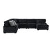 Nightfall - Sectional Set With 2 Pillows – Stationary Sectionals by Elements International at Furniture Wholesale Plus , Nashville furniture store