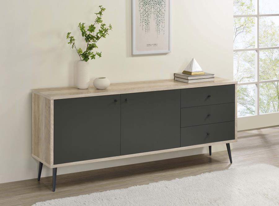 Maeve - 2 Door Engineered Wood Cabinet - Antique Pine And Gray – Accent Cabinets by Coaster Fine Furniture at Furniture Wholesale Plus , Nashville furniture store