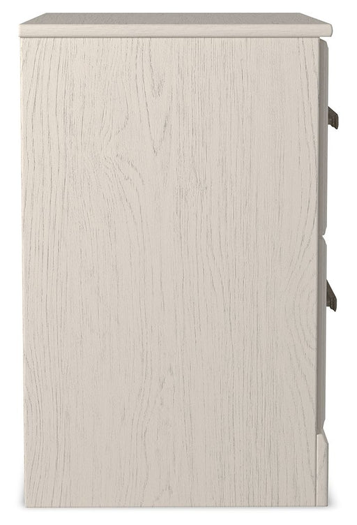 Stelsie - Two Drawer Night Stand - White – Accent Nightstands by Signature Design by Ashley® at Furniture Wholesale Plus , Nashville furniture store