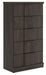 Shaehartin - Five Drawer Chest - Dark Brown – Accent Chests by Signature Design by Ashley® at Furniture Wholesale Plus , Nashville furniture store