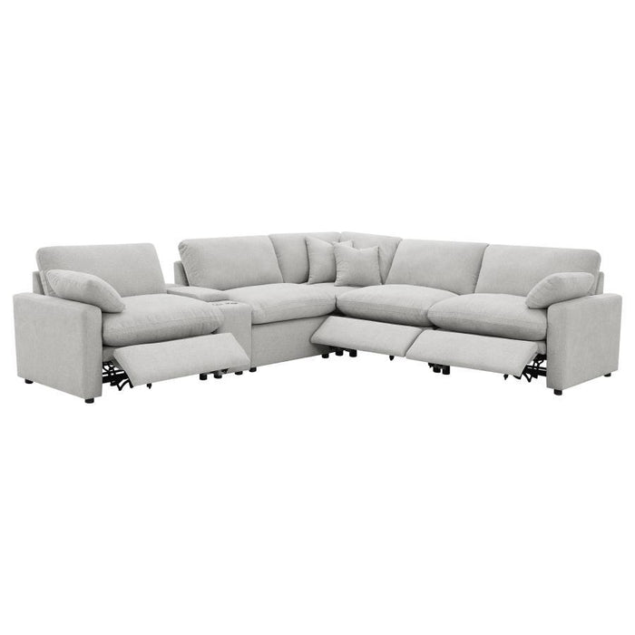 Collins - 6-Piece Modular Power Reclining Sectional – Reclining Sectionals by Coaster Fine Furniture at Furniture Wholesale Plus , Nashville furniture store