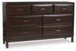 Vanmore - Dresser - Dark Brown – Dressers by Benchcraft® at Furniture Wholesale Plus , Nashville furniture store