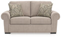 Sararose - Loveseat - Heather – Stationary Loveseats by Benchcraft® at Furniture Wholesale Plus , Nashville furniture store