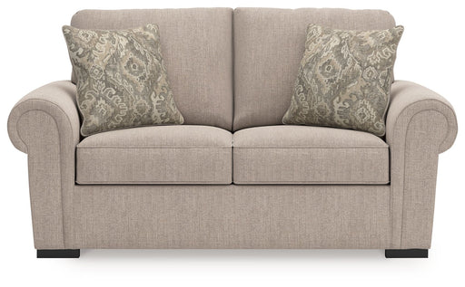 Sararose - Heather - Loveseat - Premium Stationary Loveseats from Benchcraft® - Just $638! Shop now at Furniture Wholesale Plus  We are the best furniture store in Nashville, Hendersonville, Goodlettsville, Madison, Antioch, Mount Juliet, Lebanon, Gallatin, Springfield, Murfreesboro, Franklin, Brentwood