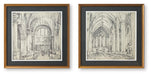 Downyard - Wall Art Set (Set of 2) - Black / Beige – Framed Print Sets by Signature Design by Ashley® at Furniture Wholesale Plus , Nashville furniture store