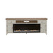 Fireplace TV Consoles - 79" Console With Fire - Medium Brown – Fireplace TV Stands by Liberty Furniture at Furniture Wholesale Plus , Nashville furniture store