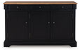 Wildenauer - Dining Room Buffet - Brown / Black – Servers by Signature Design by Ashley® at Furniture Wholesale Plus , Nashville furniture store