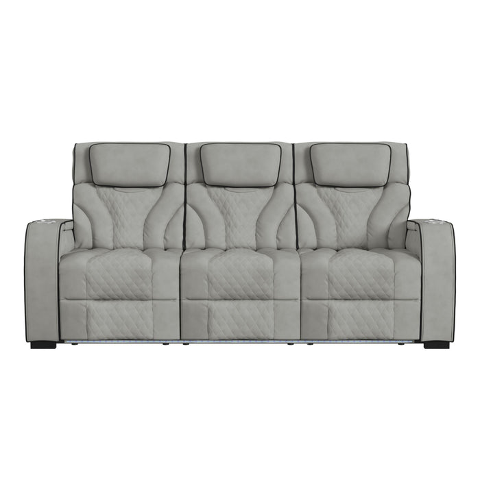 Blitz - Motion Sofa With DDT, Reading Light, Wireless Charger And LED – Reclining Sofas by Elements International at Furniture Wholesale Plus , Nashville furniture store