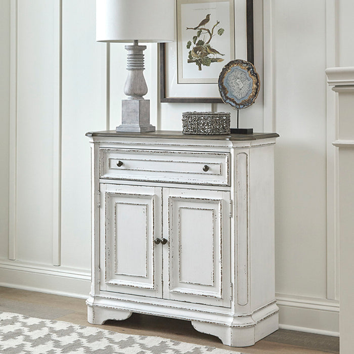 Magnolia Manor - Accent Cabinet - Antique White – Accent Cabinets by Liberty Furniture at Furniture Wholesale Plus , Nashville furniture store