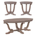 Greystone Mill - 3 Piece Table Set (1 Cocktail 2 End Tables) - Stone White Wash / Wirebrush Distressing – Table Sets by Liberty Furniture at Furniture Wholesale Plus , Nashville furniture store