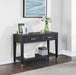 Yves - Sofa Table - Black – Sofa Tables by Steve Silver Furniture at Furniture Wholesale Plus , Nashville furniture store