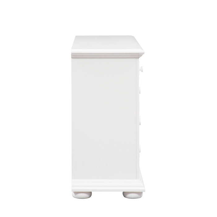 Summer House - 2 Door 5 Drawer Dresser - Oyster White – Dressers by Liberty Furniture at Furniture Wholesale Plus , Nashville furniture store