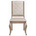 Brockway - Upholstered Dining Chair (Set of 2) - Premium Chair Sets from CoasterEssence - Just $429! Shop now at Furniture Wholesale Plus  We are the best furniture store in Nashville, Hendersonville, Goodlettsville, Madison, Antioch, Mount Juliet, Lebanon, Gallatin, Springfield, Murfreesboro, Franklin, Brentwood